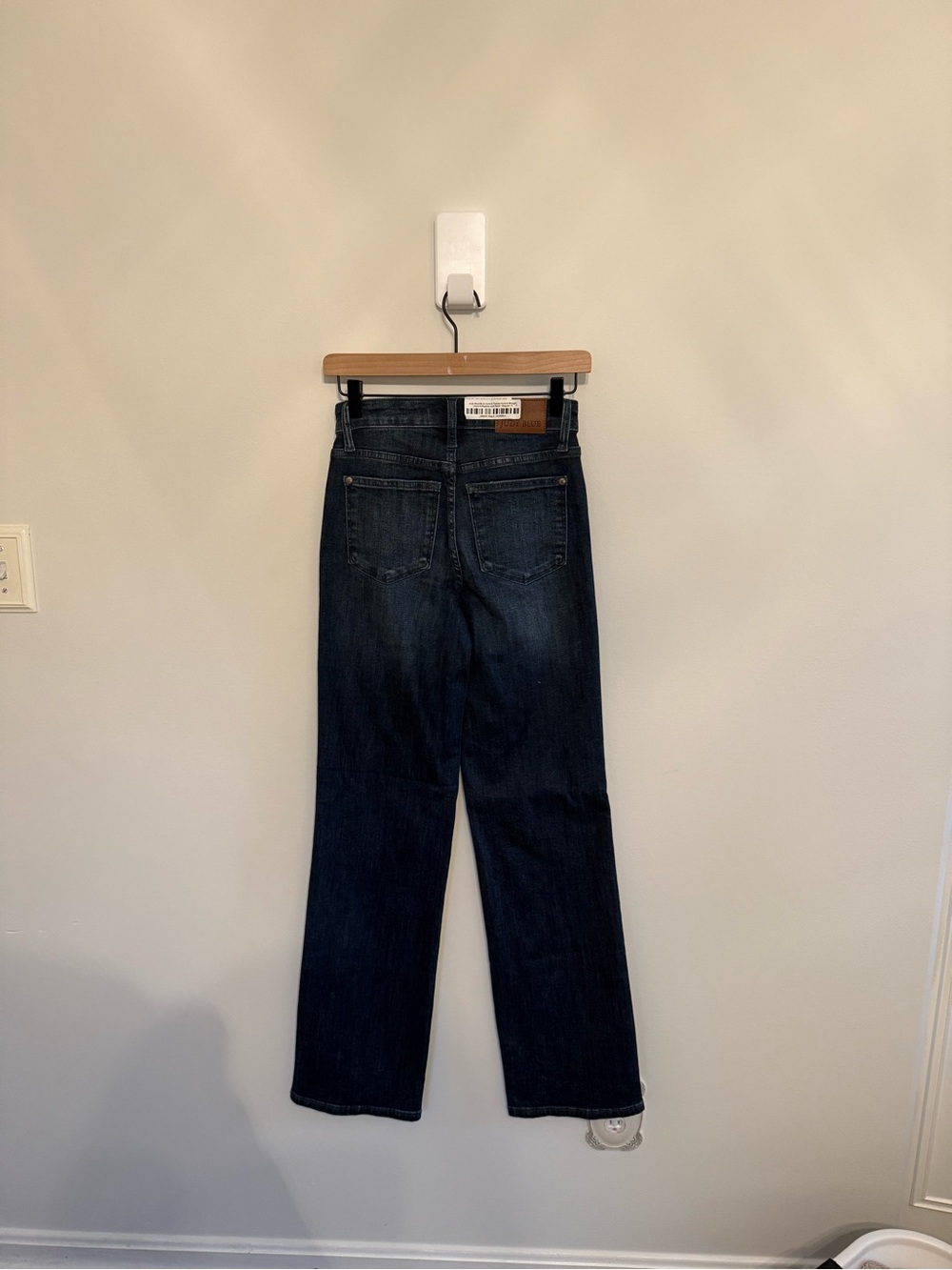Judy Blue • Be In Control Tummy Control NWT Sz 0 Straight Dark Wash Jean - Picture 10 of 11
